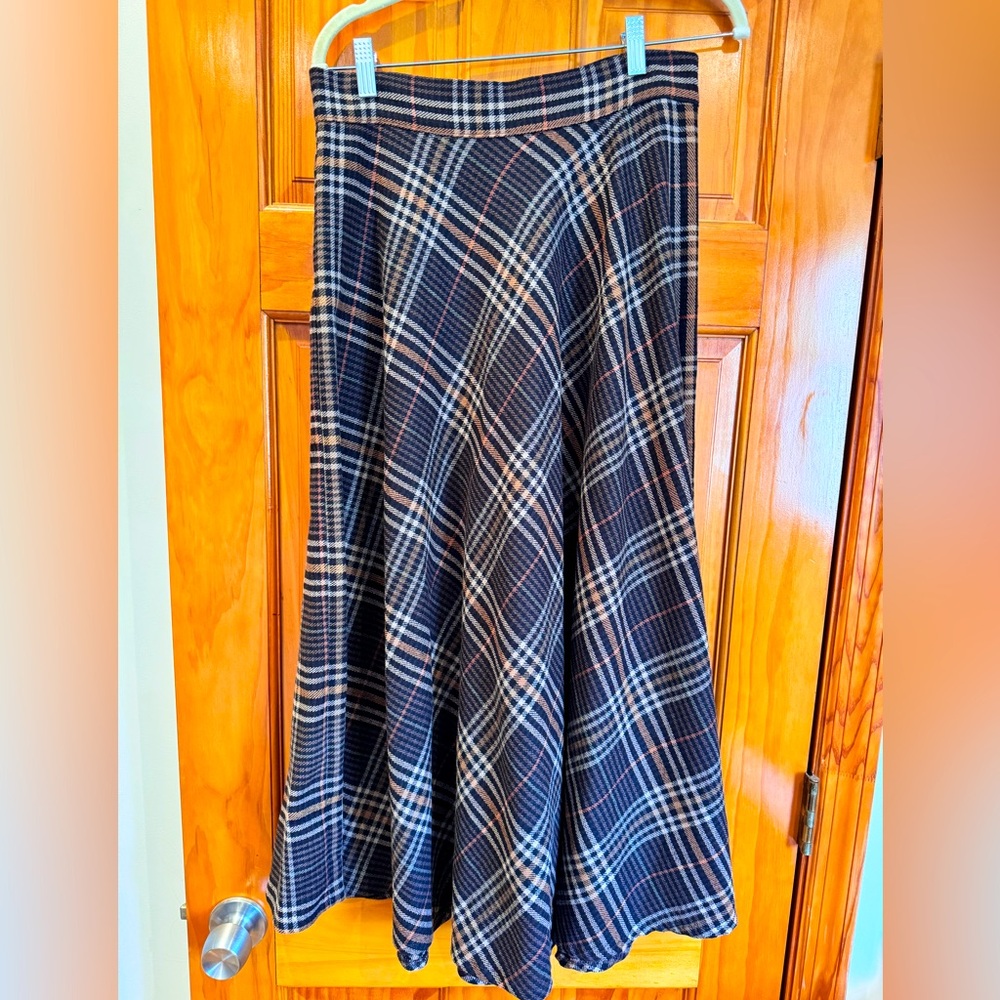 Cristina Gavioli plaid maxi skirt